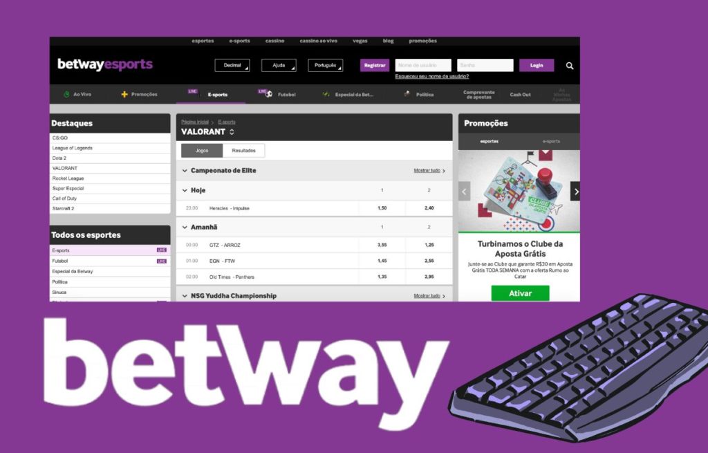 Betway esports betting overview