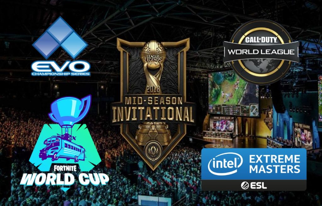 World famous esports competitions list
